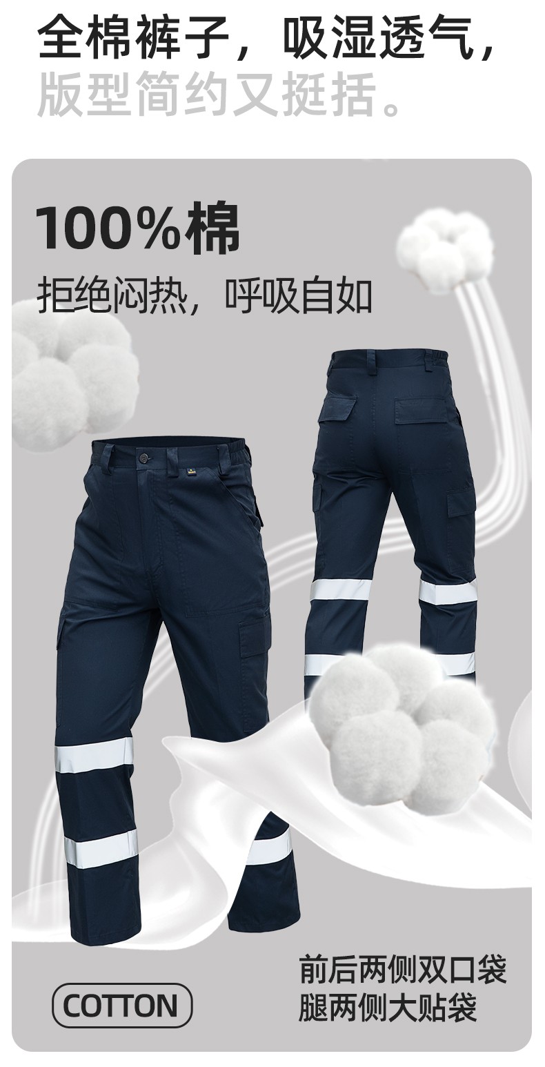 SG2119D 夏季速干短袖工服反光條薄款透氣POLO文化衫車間機修工裝(圖6)