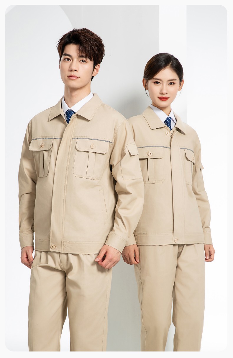 RD-608JS 秋冬電網(wǎng)純棉工作服套裝定制男電焊電工勞保電力服耐磨加厚印繡字(圖13)