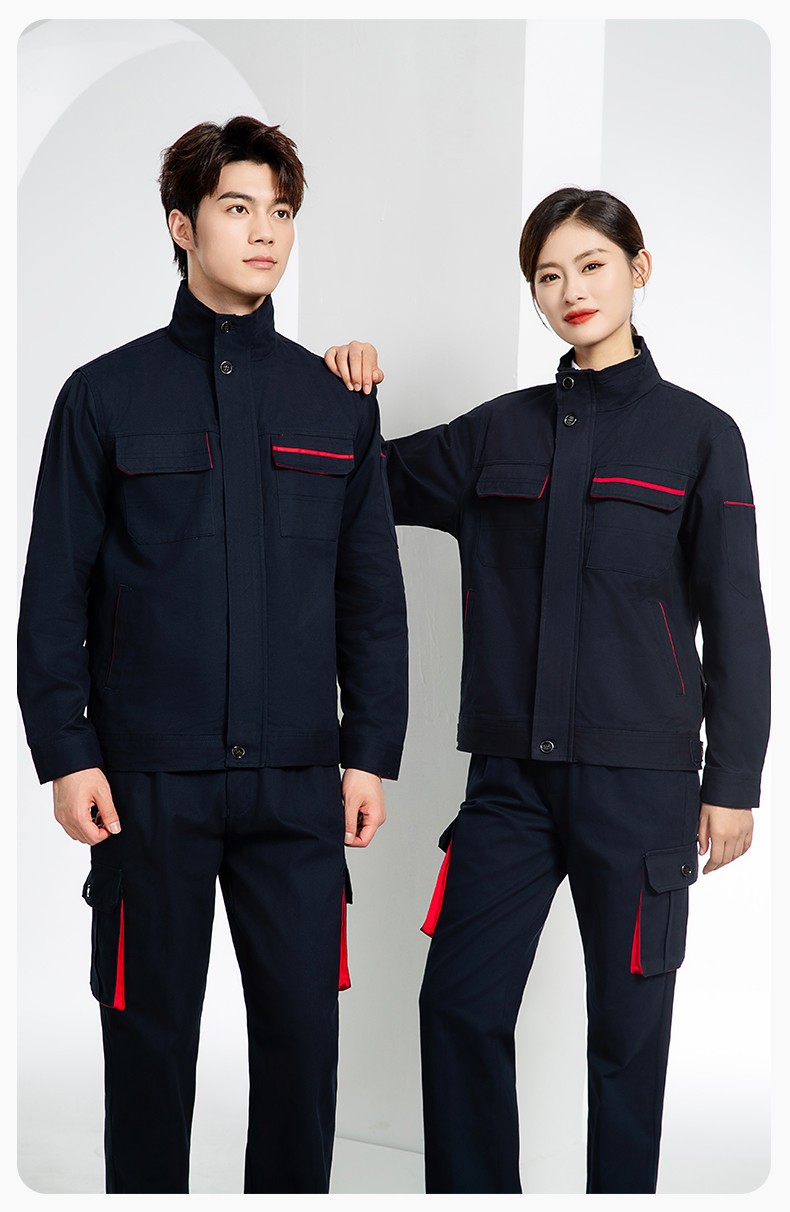 RD-507 純棉電焊工作服套裝男秋冬長(zhǎng)袖工裝耐磨車(chē)間全棉工程服高端勞保服(圖16)
