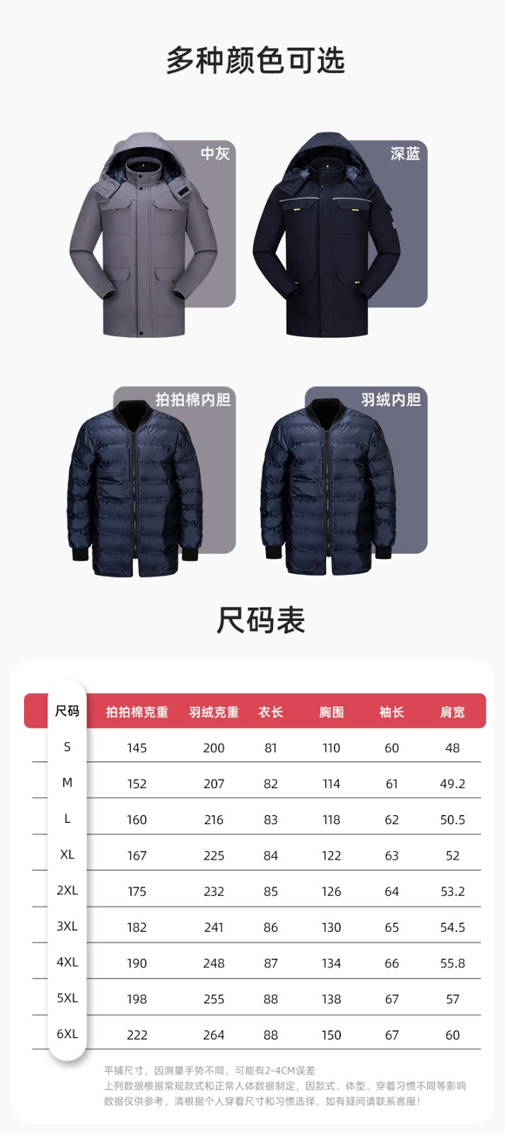 YJ-8902 冬季工作服男女印logo加厚保暖純棉勞保服棉襖車間工廠服定制棉衣(圖15)