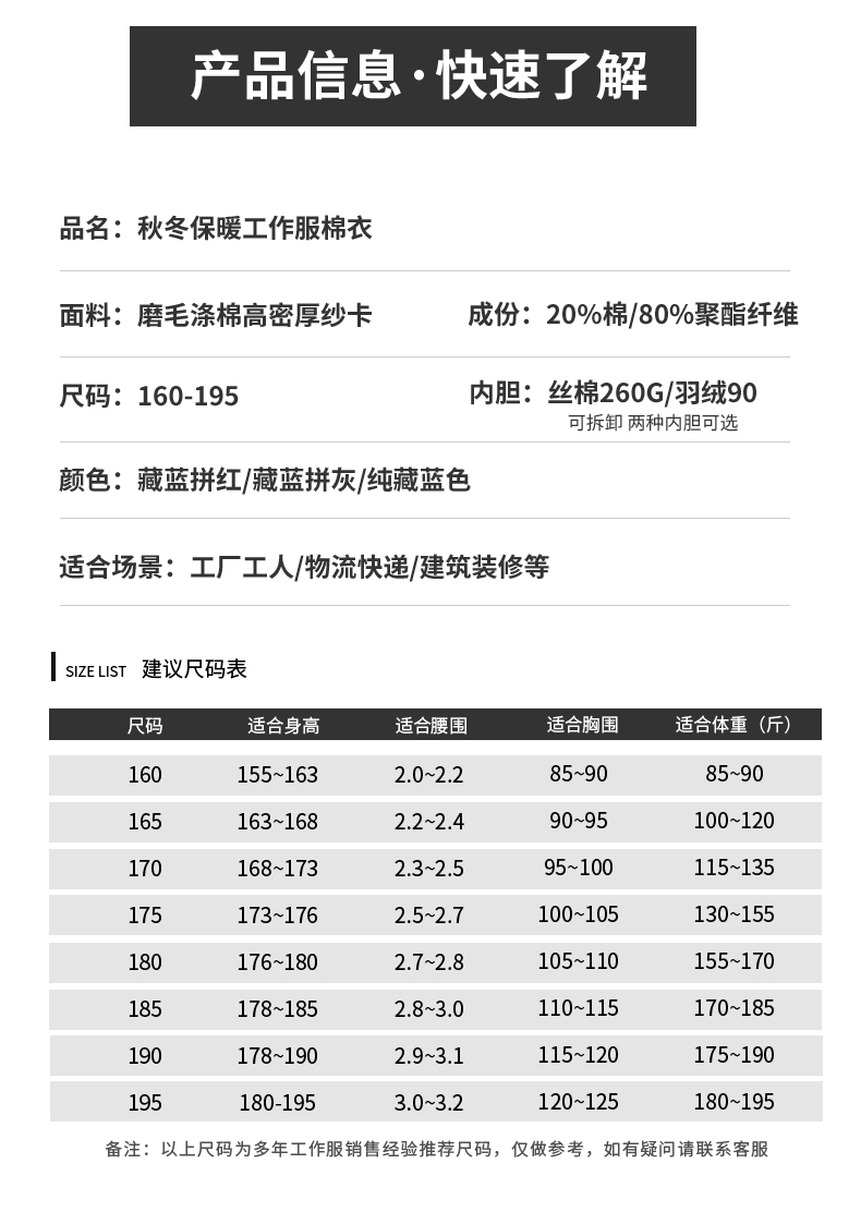 LW-8869 冬季工作服棉服定制工廠車間戶外男保溫反光條保暖棉襖棉衣工作服(圖15)